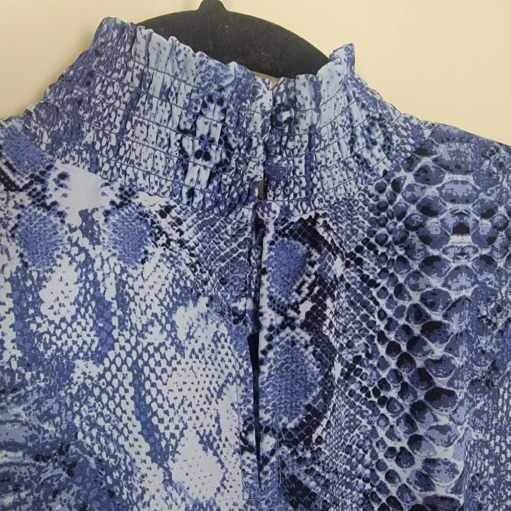 Nanette Lepore Blue Denim‎ Sleeveless Dress, Smock Sz 10